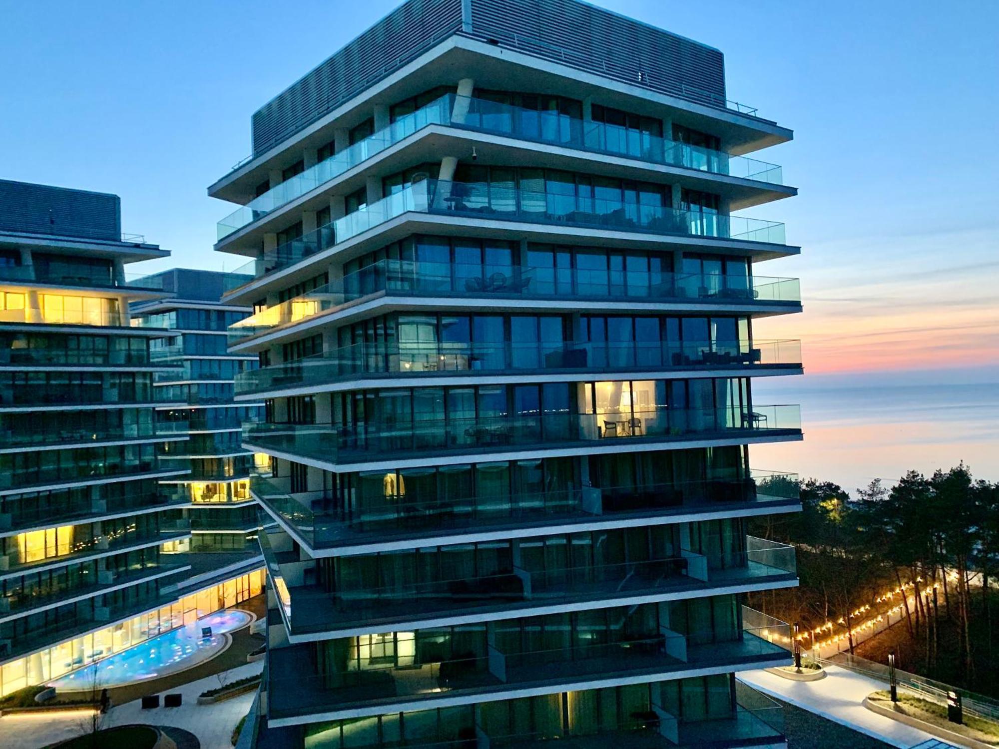 Appartamento Blue Reef 6Th Floor Sea View Miedzyzdroje Esterno foto